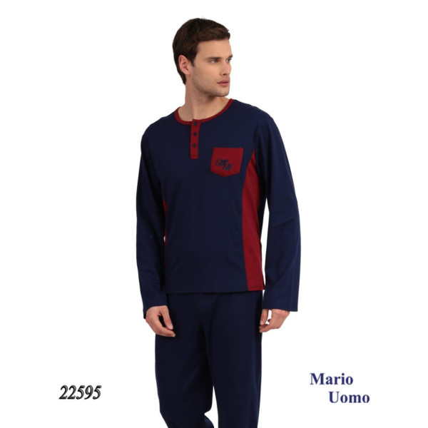 ΠΥΖΑΜΑ ΑΝΔΡΙΚΗ LYDIA CREATIONS MARIO UOMO ΒΑΜΒΑΚΕΡΗ ΠΡΟΪΟΝΤΑ