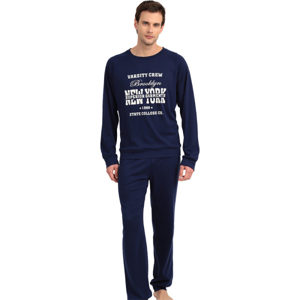 ΠΥΖΑΜΑ ΑΝΔΡΙΚΗ LYDIA CREATIONS MARIO UOMO ΒΑΜΒΑΚΕΡΗ  22614  μπλε ΠΡΟΪΟΝΤΑ