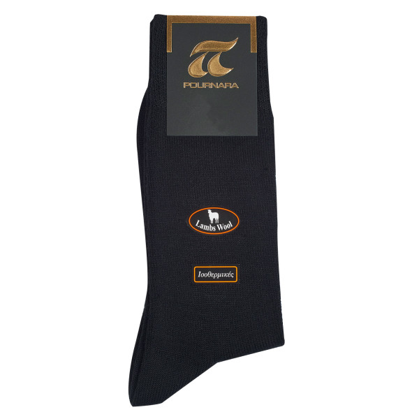 POYRNARA ART205 THERMAL WOOL  SOCK BLACK ΠΡΟΪΟΝΤΑ