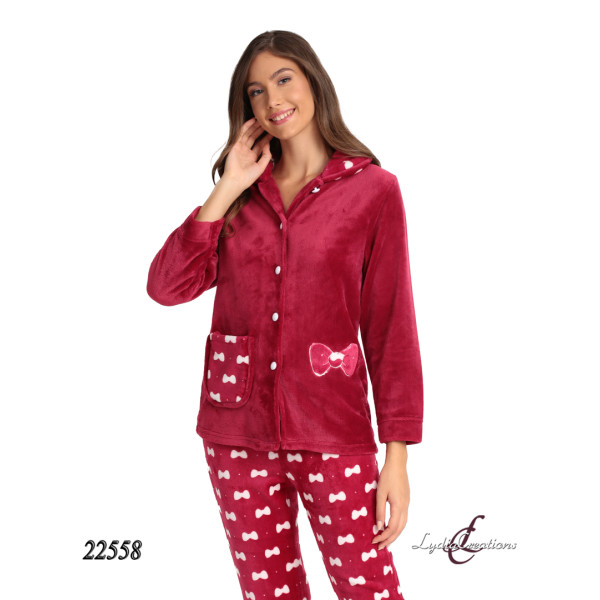 LYDIA CREATIONS ΦΛΙΣ  ΠΥΖΑΜΑ 22558 ΜΠΟΡΝΤΟ  ΖΑΚΕΤΑ ΠΡΟΪΟΝΤΑ