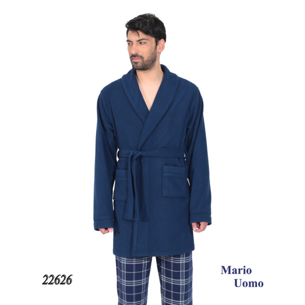 ROBE MARIO UOMO BLUE FLEECE ΠΡΟΪΟΝΤΑ