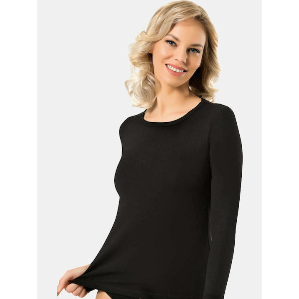 NAMALDI THERMAL LONGSLEEVE  BLOUSE BLACK women ΠΡΟΪΟΝΤΑ