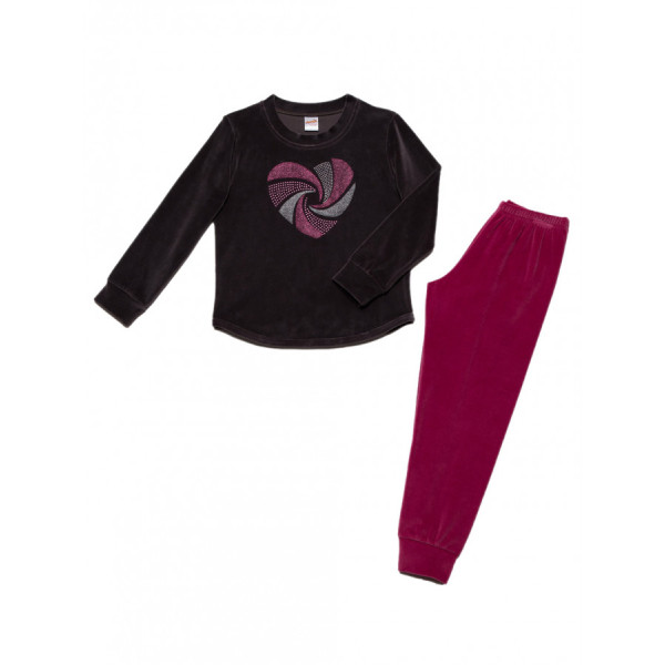 MINERVAKIA ΠΥΖΑΜΑ ΒΕΛΟΥΔΙΝΗ LOVE VELVET ΓΚΡΙ ΚΑΡΜΠΟΝ ΠΡΟΪΟΝΤΑ